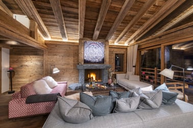 Chalet Grand Coeur - Living Area