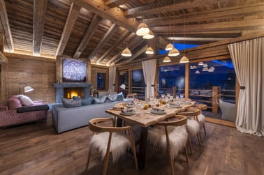 Chalet Grand Coeur - Living Area