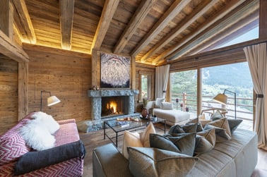 Chalet Grand Coeur - Living Area