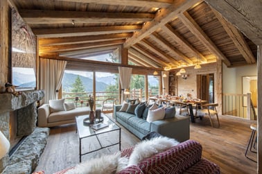 Chalet Grand Coeur - Living Area