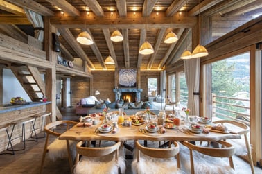 Chalet Grand Coeur - Living Area