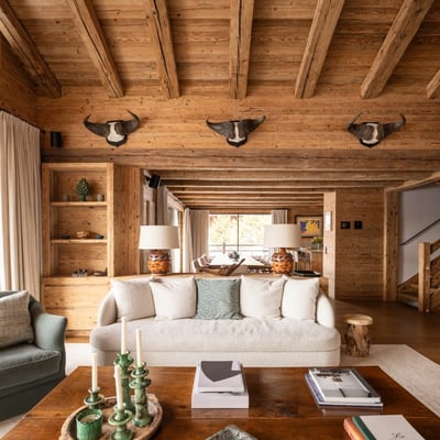 Chalet Pierrier - Living Area
