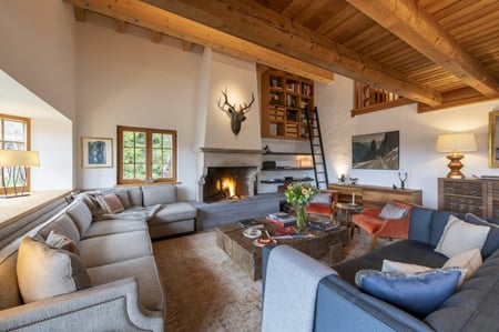 Chalet Deux Riés - Living Area
