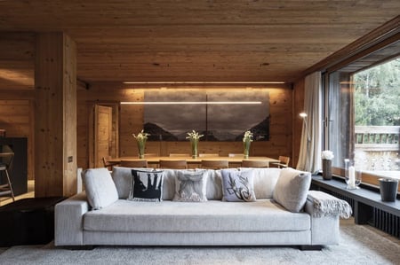 Chalet Névé - Living Area