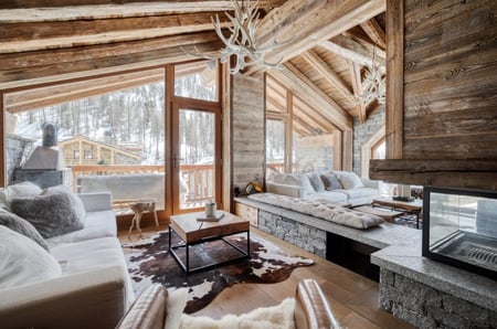 Chalet Olympique - Living Area