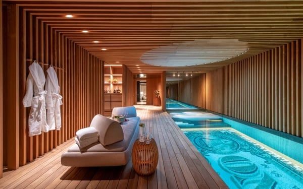 Chalets with swimming pools