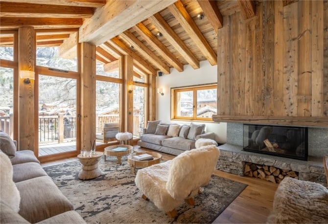 Chalet 1855 - Living Area