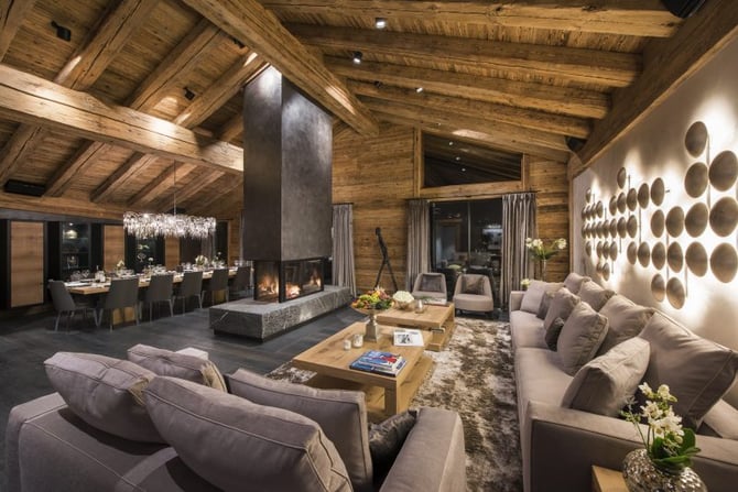 Chalet Aconcagua - Living Area