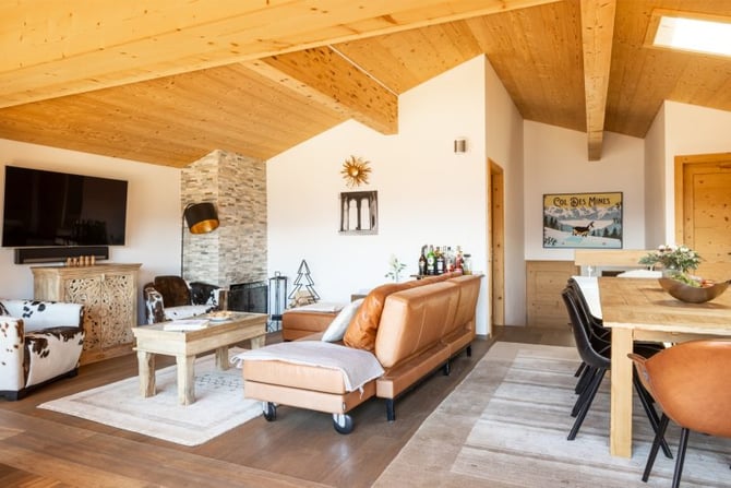 Chalet Clos d’Abeilles - Living Area