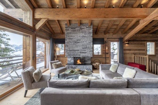 Chalet Cortil - Living Area