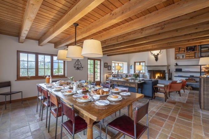 Chalet Deux Riés - Dining Area