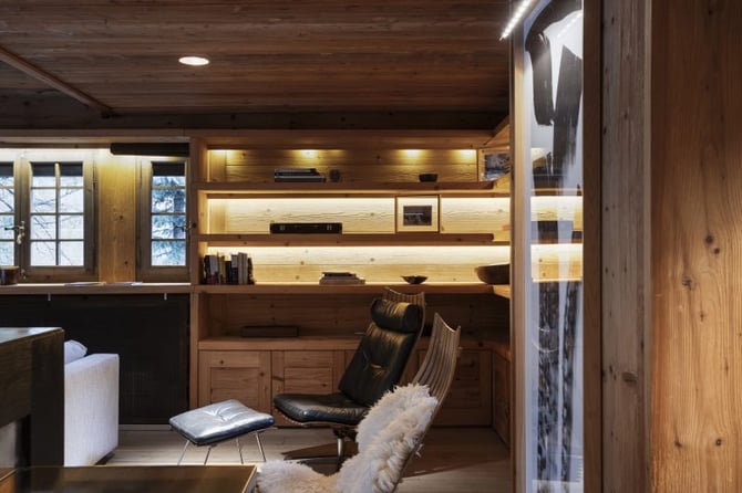Chalet Névé - Living Area