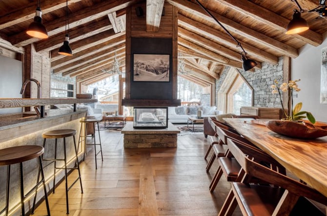 Chalet Olympique - Dining Area