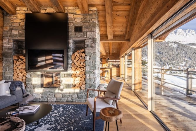 Chalet Petheo - Living Area