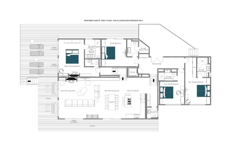 Agate - First floor Floorplan