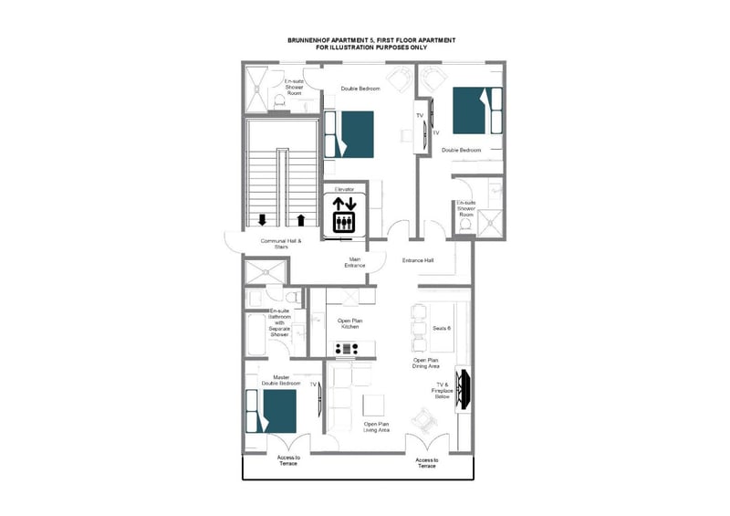 Brunnenhof 5 - First floor Floorplan