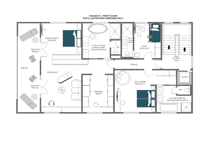 Chalech S - First floor Floorplan