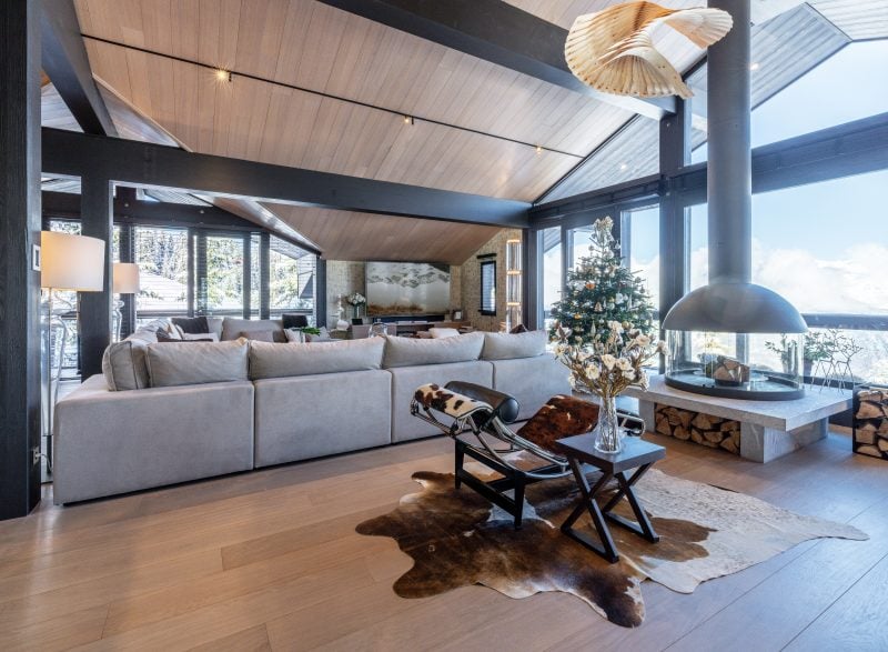 Chalet B - Living Area