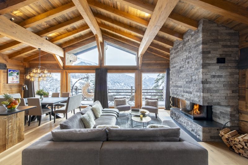 Chalet Cortil - Living Area