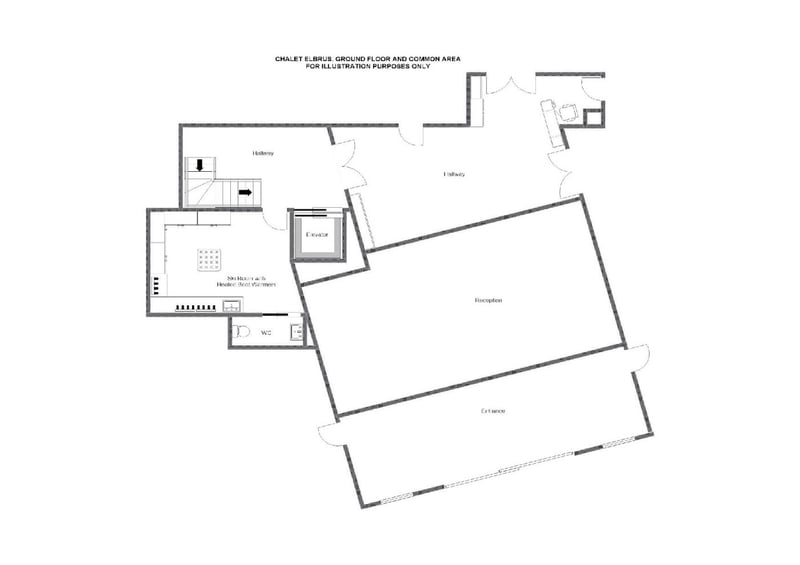 Chalet Elbrus - Ground floor  Floorplan