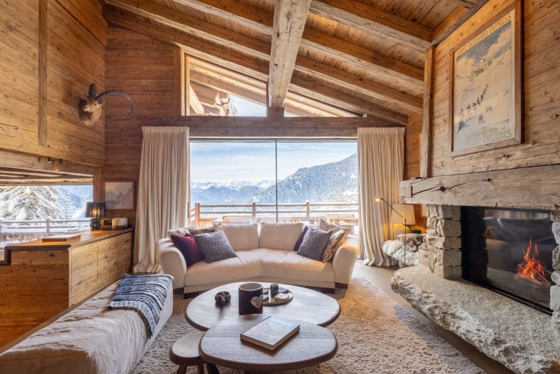 Chalet La Rochette - Living Area