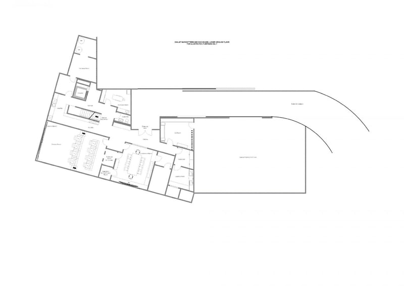 Chalet Marmottière - Lower ground floor (marmottiÈre - second house) Floorplan