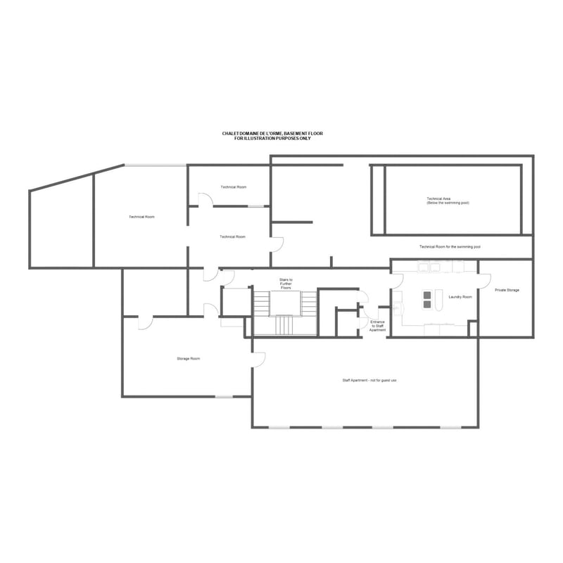 Domaine de l’Orme - Basement floor Floorplan