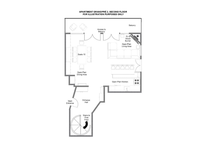 Grand Pré 2 - Second floor Floorplan