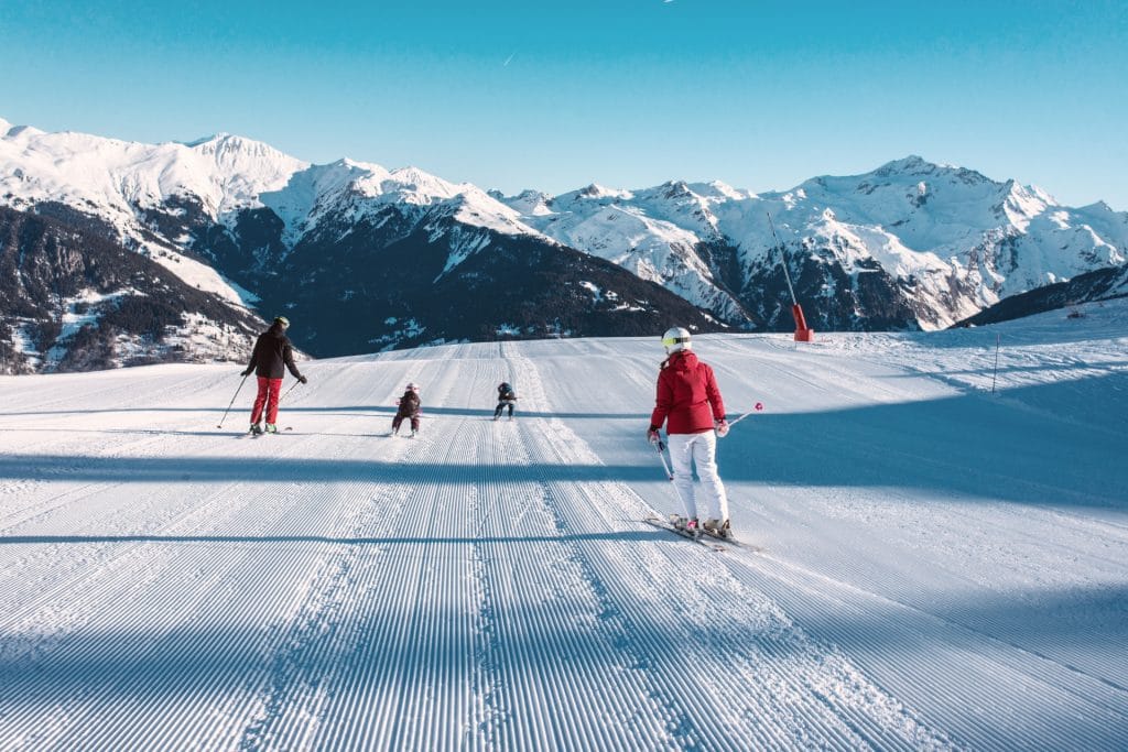 skiing Courchevel