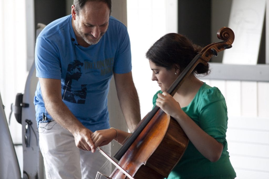 Cello masterclass Gary Hoffman