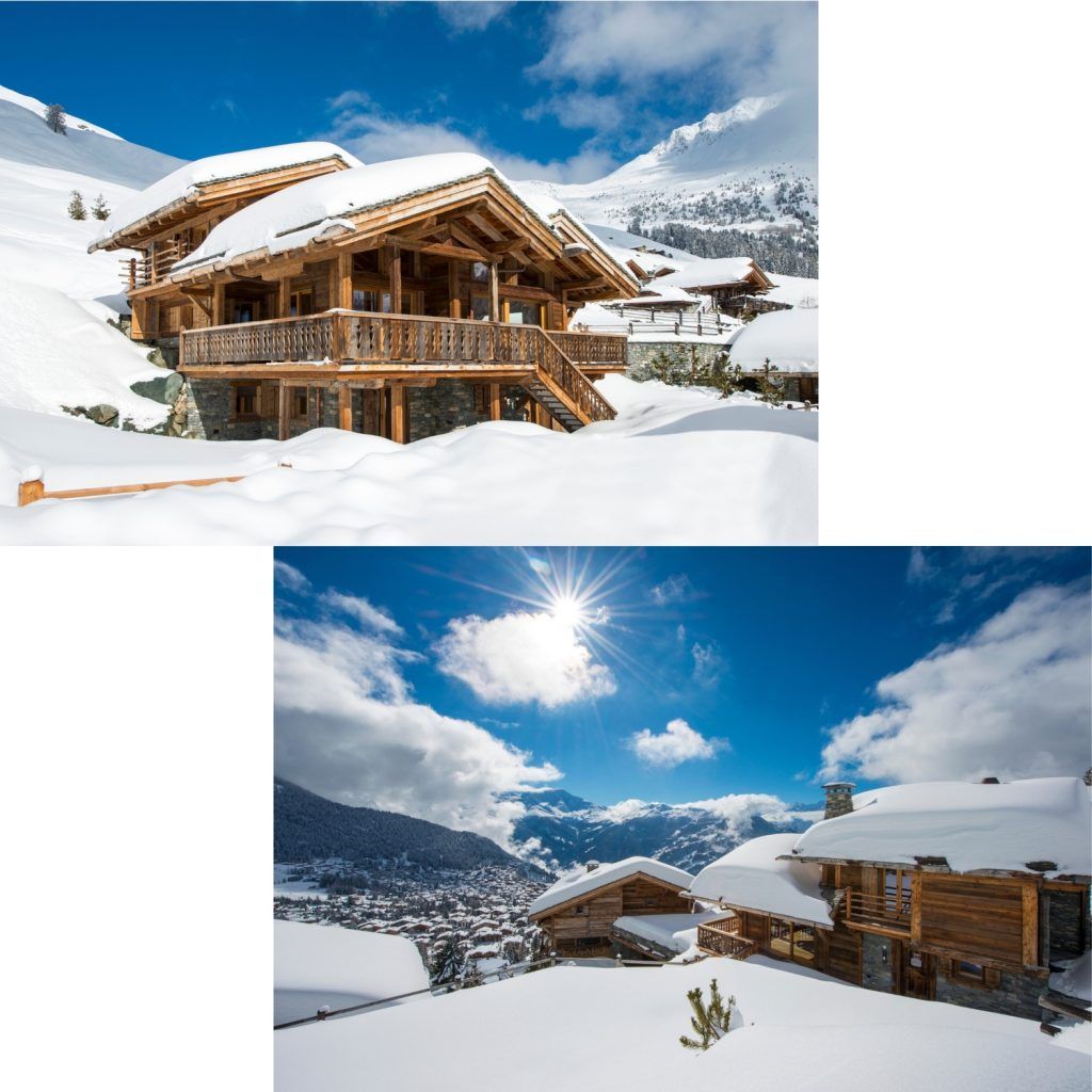 Calima Estate snowy exterior - Chalet in Verbier