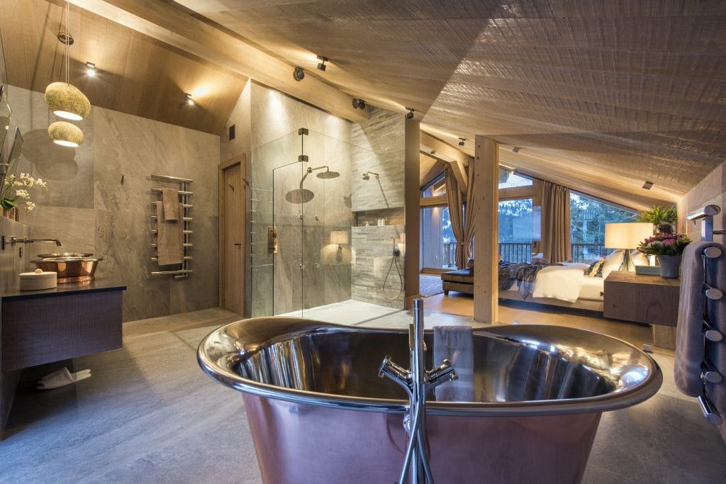 chalet alpaca luxury bath tub