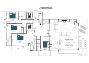 Alex Penthouse - First floor  Floorplan