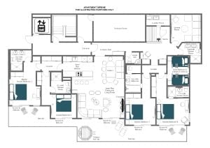 Apartment Serene -  Floorplan