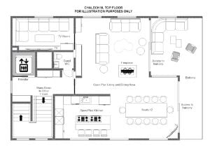 Chalech M - Top floor Floorplan