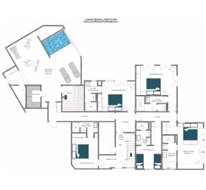 Chalet Granval - First floor Floorplan