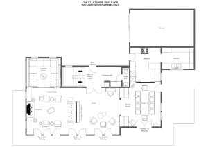 Luxury Ski Chalet in Meribel | Chalet La Tanière | Bramble Ski - First floor  Floorplan