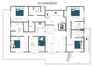 Chalet Lalapanzi - Ground floor Floorplan