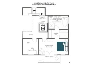 Chalet Lalapanzi - Second floor Floorplan