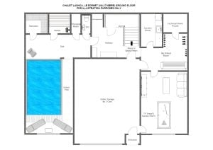 Chalet Lashca - Ground floor Floorplan