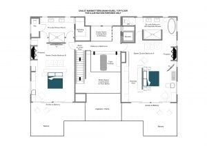 Chalet Marmottière - Top floor (marmottiÈre - main house) Floorplan