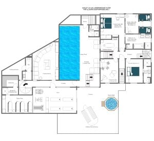 Le 1550 - Underground floor Floorplan