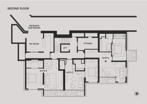 Le Chalet - Second floor Floorplan